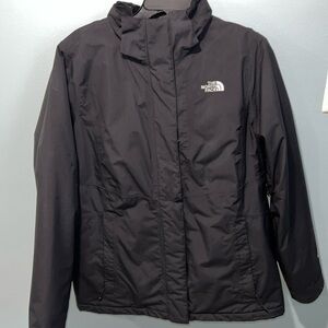 North Face Rain Jacket with removable hood size Large